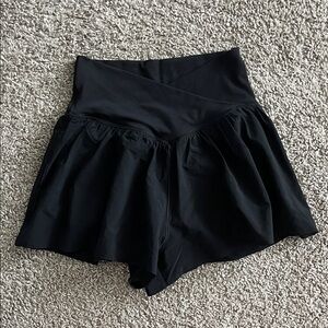 Aerie Black Skort
